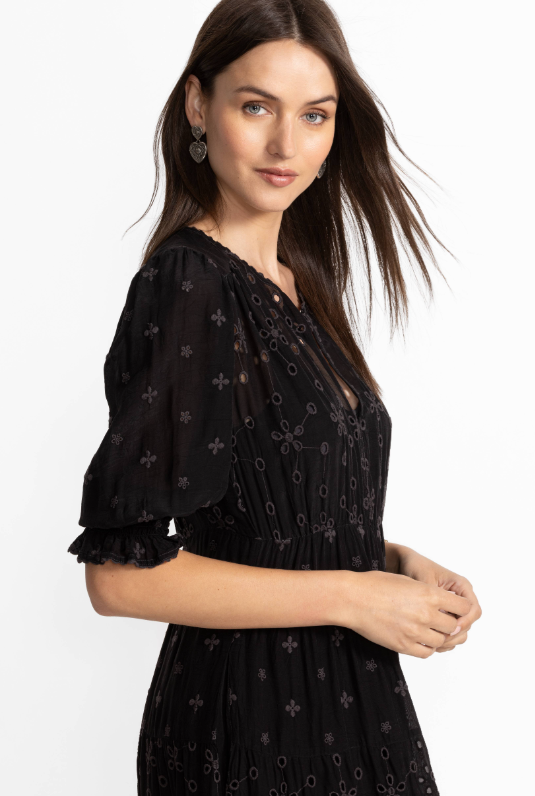 Daphne Embroidered Maxi Dress