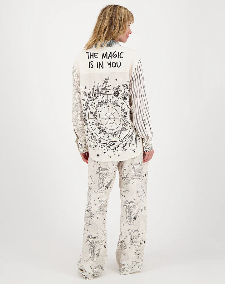 Isabel Zodiac Printed Shirt