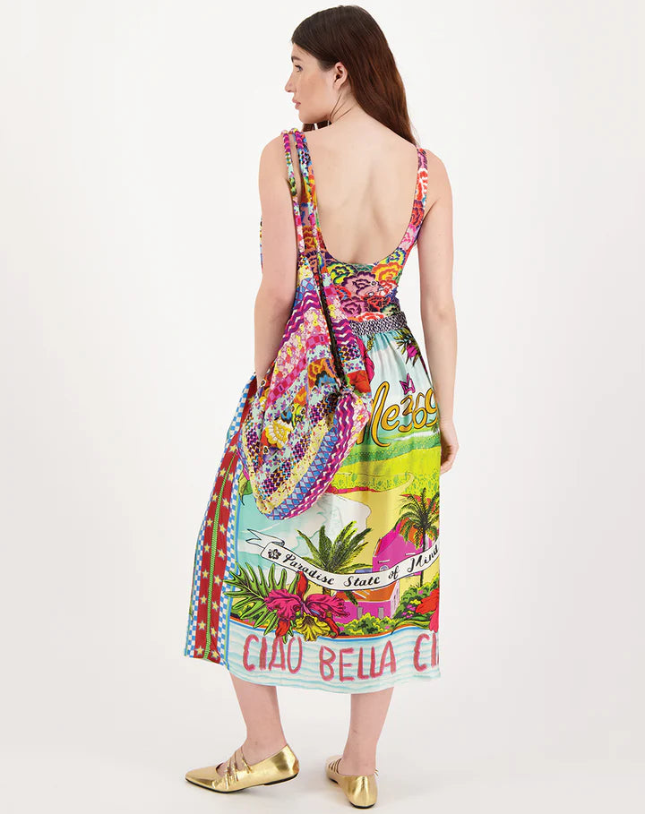 Vanessa Printed Love Midi Skirt